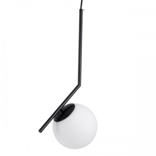 GloboStar® MONROE 00959 Μοντέρνο Κρεμαστό Φωτιστικό Οροφής Μονόφωτο 1 x E27 Μαύρο - Λευκό Μεταλλικό Μπάλα Φ15 x Υ49cm Διακόσμηση - Φωτισμός - Χαλιά GloboStar® MONROE 00959 Μοντέρνο Κρεμαστό Φωτιστικό Οροφής Μονόφωτο 1 x E27 Μαύρο - Λευκό Μεταλλικό Μπάλα Φ15 x Υ49cm Διακόσμηση - Φωτισμός - Χαλιά