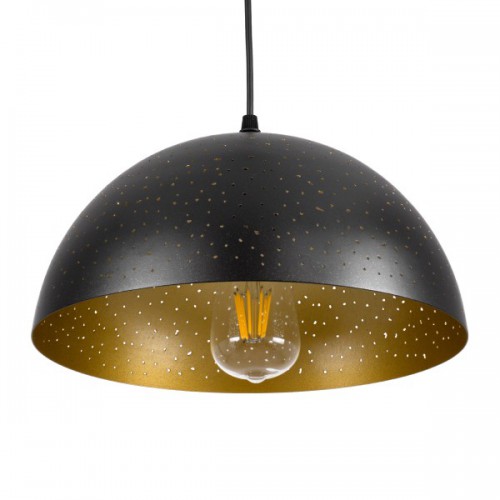 GloboStar® SOLANA 01301 Μοντέρνο Κρεμαστό Φωτιστικό Οροφής Μονόφωτο 1 x E27 Μαύρο Μεταλλικό Καμπάνα Φ30 x Υ15cm Διακόσμηση - Φωτισμός - Χαλιά GloboStar® SOLANA 01301 Μοντέρνο Κρεμαστό Φωτιστικό Οροφής Μονόφωτο 1 x E27 Μαύρο Μεταλλικό Καμπάνα Φ30 x Υ15cm Διακόσμηση - Φωτισμός - Χαλιά