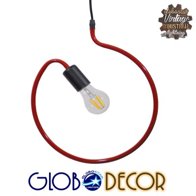 GLOBOSTAR® LIBBY 01095-1 Παιδικό Κρεμαστό Φωτιστικό Οροφής με Ντουί 1 x E27 AC 220-240V IP20 - Κόκκινο - Μ28 x Π28 x Υ16cm GLOBOSTAR® LIBBY 01095-1 Παιδικό Κρεμαστό Φωτιστικό Οροφής με Ντουί 1 x E27 AC 220-240V IP20 - Κόκκινο - Μ28 x Π28 x Υ16cm