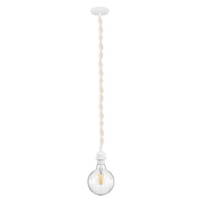 GLOBOSTAR® SHAQRA 36215 Μοντέρνο Κρεμαστό Φωτιστικό Οροφής με Ντουί 1 x E27 AC 220-240V IP20 - Μπεζ - Μ4 x Π4 x Υ110cm GLOBOSTAR® SHAQRA 36215 Μοντέρνο Κρεμαστό Φωτιστικό Οροφής με Ντουί 1 x E27 AC 220-240V IP20 - Μπεζ - Μ4 x Π4 x Υ110cm