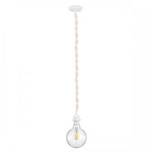 GLOBOSTAR® SHAQRA 36215 Μοντέρνο Κρεμαστό Φωτιστικό Οροφής με Ντουί 1 x E27 AC 220-240V IP20 - Μπεζ - Μ4 x Π4 x Υ110cm GLOBOSTAR® SHAQRA 36215 Μοντέρνο Κρεμαστό Φωτιστικό Οροφής με Ντουί 1 x E27 AC 220-240V IP20 - Μπεζ - Μ4 x Π4 x Υ110cm
