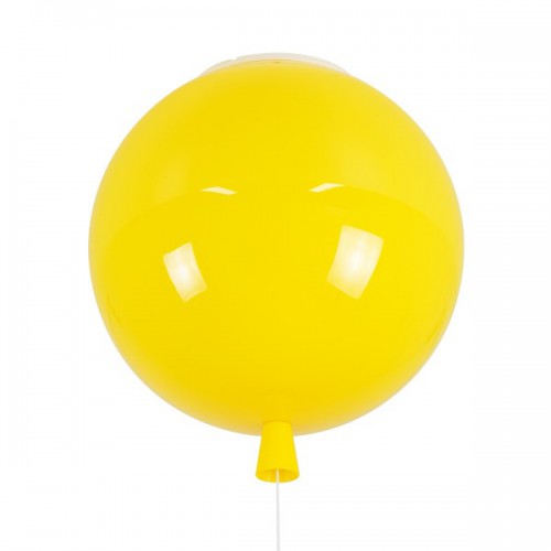 GLOBOSTAR® BALLOON 00651 Παιδικό Φωτιστικό Οροφής με Ντουί 1 x E27 AC 220-240V IP20 - Κίτρινο - Μ30 x Π30 x Υ33cm GLOBOSTAR® BALLOON 00651 Παιδικό Φωτιστικό Οροφής με Ντουί 1 x E27 AC 220-240V IP20 - Κίτρινο - Μ30 x Π30 x Υ33cm