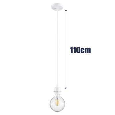 GLOBOSTAR® HANNA 36217 Boho Κρεμαστό Φωτιστικό Οροφής με Ντουί 1 x E27 AC 220-240V IP20 - Μπεζ & Λευκό - Μ4 x Π4 x Υ110cm GLOBOSTAR® HANNA 36217 Boho Κρεμαστό Φωτιστικό Οροφής με Ντουί 1 x E27 AC 220-240V IP20 - Μπεζ & Λευκό - Μ4 x Π4 x Υ110cm