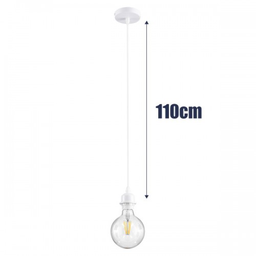 GLOBOSTAR® HANNA 36217 Boho Κρεμαστό Φωτιστικό Οροφής με Ντουί 1 x E27 AC 220-240V IP20 - Μπεζ & Λευκό - Μ4 x Π4 x Υ110cm GLOBOSTAR® HANNA 36217 Boho Κρεμαστό Φωτιστικό Οροφής με Ντουί 1 x E27 AC 220-240V IP20 - Μπεζ & Λευκό - Μ4 x Π4 x Υ110cm