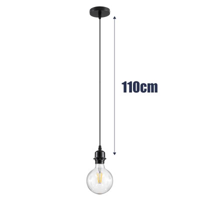 GLOBOSTAR® HANNA 36218 Boho Κρεμαστό Φωτιστικό Οροφής με Ντουί 1 x E27 AC 220-240V IP20 - Μπεζ & Μαύρο - Μ4 x Π4 x Υ110cm GLOBOSTAR® HANNA 36218 Boho Κρεμαστό Φωτιστικό Οροφής με Ντουί 1 x E27 AC 220-240V IP20 - Μπεζ & Μαύρο - Μ4 x Π4 x Υ110cm