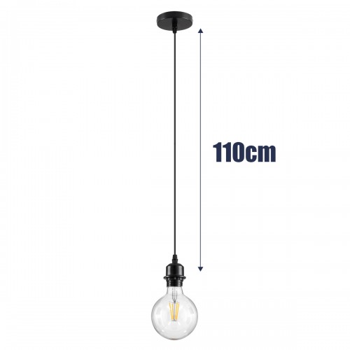 GLOBOSTAR® HANNA 36218 Boho Κρεμαστό Φωτιστικό Οροφής με Ντουί 1 x E27 AC 220-240V IP20 - Μπεζ & Μαύρο - Μ4 x Π4 x Υ110cm GLOBOSTAR® HANNA 36218 Boho Κρεμαστό Φωτιστικό Οροφής με Ντουί 1 x E27 AC 220-240V IP20 - Μπεζ & Μαύρο - Μ4 x Π4 x Υ110cm