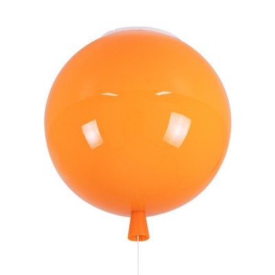 GLOBOSTAR® BALLOON 00650 Παιδικό Φωτιστικό Οροφής με Ντουί 1 x E27 AC 220-240V IP20 - Πορτοκαλί - Μ30 x Π30 x Υ33cm GLOBOSTAR® BALLOON 00650 Παιδικό Φωτιστικό Οροφής με Ντουί 1 x E27 AC 220-240V IP20 - Πορτοκαλί - Μ30 x Π30 x Υ33cm