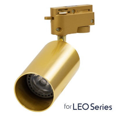 GLOBOSTAR® LEO 60357 Κινούμενο Φωτιστικό Σποτ Ράγας με Ντουί 1 x GU10 AC 220-240V IP20 - Χρυσό Πλατίνα - Μ6 x Π6 x Υ19cm GLOBOSTAR® LEO 60357 Κινούμενο Φωτιστικό Σποτ Ράγας με Ντουί 1 x GU10 AC 220-240V IP20 - Χρυσό Πλατίνα - Μ6 x Π6 x Υ19cm