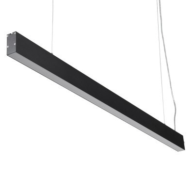 GLOBOSTAR® FELIX 61028-P Μοντέρνο Γραμμικό Κρεμαστό Φωτιστικό Οροφής LED 54W 6500lm 120° AC 220-240V IP20 Ρυθμιζόμενο Λευκό CCT με Χειριστήριο από 2700K έως 6000K Dimmable - Lumileds SMD Chip - Μαύρο Ματ - Μ120 x Π3.5 x Υ7cm - 3 Χρόνια Εγγύηση GLOBOSTAR® FELIX 61028-P Μοντέρνο Γραμμικό Κρεμαστό Φωτιστικό Οροφής LED 54W 6500lm 120° AC 220-240V IP20 Ρυθμιζόμενο Λευκό CCT με Χειριστήριο από 2700K έως 6000K Dimmable - Lumileds SMD Chip - Μαύρο Ματ - Μ120 x Π3.5 x Υ7cm - 3 Χρόνια Εγγύηση