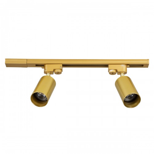 GloboStar® LEO 60358 Μοντέρνο Φωτιστικό Οροφής Ράγα με Κινούμενα Σποτ Αλουμινίου Δίφωτο 2 x GU10 AC 220-240V IP20 Μ50.5 x Π6 x Υ20cm - 2 Γραμμών - Χρυσό Πλατίνα - 5 Years Warranty Διακόσμηση - Φως - Χαλιά GloboStar® LEO 60358 Μοντέρνο Φωτιστικό Οροφής Ράγα με Κινούμενα Σποτ Αλουμινίου Δίφωτο 2 x GU10 AC 220-240V IP20 Μ50.5 x Π6 x Υ20cm - 2 Γραμμών - Χρυσό Πλατίνα - 5 Years Warranty Διακόσμηση - Φως - Χαλιά