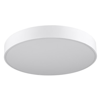 GloboStar® BURTON 61203-S Πλαφονιέρα Οροφής LED CCT 75W 8625lm 120° AC 220-240V - Εναλλαγή Φωτισμού μέσω Τηλεχειριστηρίου All In One Ψυχρό 6000k+Φυσικό 4500k+Θερμό 2700k Dimmable Φ60cm - Λευκό - 3 Years Warranty Διακόσμηση - Φως - Χαλιά