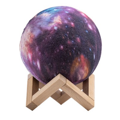 GloboStar® CALLISTO 79616 Μοντέρνο Επιτραπέζιο Φωτιστικό Πορτατίφ LED 4W 200lm 360° DC 5V - Εναλλαγή Φωτισμού μέσω Τηλεχειριστηρίου & Αφής - Dimmable - RGBW - Φ15 x Υ19 - Πολύχρωμο Διακόσμηση - Φωτισμός - Χαλιά
