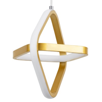 GloboStar® ROSE 61066 Κρεμαστό Φωτιστικό Οροφής Design LED CCT 22W 2640lm 300° AC 220-240V - Εναλλαγή Φωτισμού μέσω Διακόπτη On/Off All In One Ψυχρό 6000k+Φυσικό 4500k+Θερμό 2700k Μ24 x Π22 x Υ24cm - Χρυσό Βούρτσας Διακόσμηση - Φως - Χαλιά GloboStar® ROSE 61066 Κρεμαστό Φωτιστικό Οροφής Design LED CCT 22W 2640lm 300° AC 220-240V - Εναλλαγή Φωτισμού μέσω Διακόπτη On/Off All In One Ψυχρό 6000k+Φυσικό 4500k+Θερμό 2700k Μ24 x Π22 x Υ24cm - Χρυσό Βούρτσας Διακόσμηση - Φως - Χαλιά