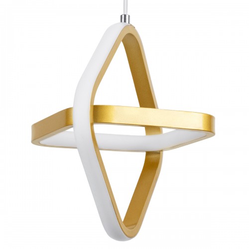 GloboStar® ROSE 61066 Κρεμαστό Φωτιστικό Οροφής Design LED CCT 22W 2640lm 300° AC 220-240V - Εναλλαγή Φωτισμού μέσω Διακόπτη On/Off All In One Ψυχρό 6000k+Φυσικό 4500k+Θερμό 2700k Μ24 x Π22 x Υ24cm - Χρυσό Βούρτσας Διακόσμηση - Φως - Χαλιά GloboStar® ROSE 61066 Κρεμαστό Φωτιστικό Οροφής Design LED CCT 22W 2640lm 300° AC 220-240V - Εναλλαγή Φωτισμού μέσω Διακόπτη On/Off All In One Ψυχρό 6000k+Φυσικό 4500k+Θερμό 2700k Μ24 x Π22 x Υ24cm - Χρυσό Βούρτσας Διακόσμηση - Φως - Χαλιά