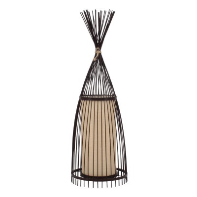 GLOBOSTAR® AZORES 01754 Boho Επιδαπέδιο Φωτιστικό με Ντουί 1 x E27 AC 220-240V IP20 - Καφέ & Μπεζ - Μ30 x Π30 x Υ90cm GLOBOSTAR® AZORES 01754 Boho Επιδαπέδιο Φωτιστικό με Ντουί 1 x E27 AC 220-240V IP20 - Καφέ & Μπεζ - Μ30 x Π30 x Υ90cm