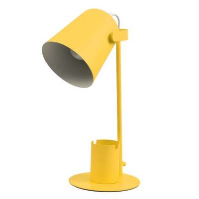 GLOBOSTAR® PENCASE 61567 Μοντέρνο Επιτραπέζιο Φωτιστικό Πορτατίφ με Ντουί 1 x E27 AC 220-240V IP20 - Κίτρινο - Μ12 x Π15 x Υ38cm GLOBOSTAR® PENCASE 61567 Μοντέρνο Επιτραπέζιο Φωτιστικό Πορτατίφ με Ντουί 1 x E27 AC 220-240V IP20 - Κίτρινο - Μ12 x Π15 x Υ38cm
