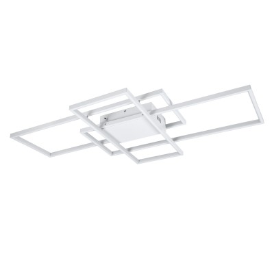 GLOBOSTAR® QUADRA 61389 Μοντέρνο Φωτιστικό Οροφής LED 120W 14400lm 120° AC 220-240V IP20 Ρυθμιζόμενο Λευκό CCT με Χειριστήριο από 2700K έως 6000K Dimmable - Lumileds SMD Chip - Λευκό Ματ - Μ105 x Π60 x Υ9cm - 3 Χρόνια Εγγύηση GLOBOSTAR® QUADRA 61389 Μοντέρνο Φωτιστικό Οροφής LED 120W 14400lm 120° AC 220-240V IP20 Ρυθμιζόμενο Λευκό CCT με Χειριστήριο από 2700K έως 6000K Dimmable - Lumileds SMD Chip - Λευκό Ματ - Μ105 x Π60 x Υ9cm - 3 Χρόνια Εγγύηση