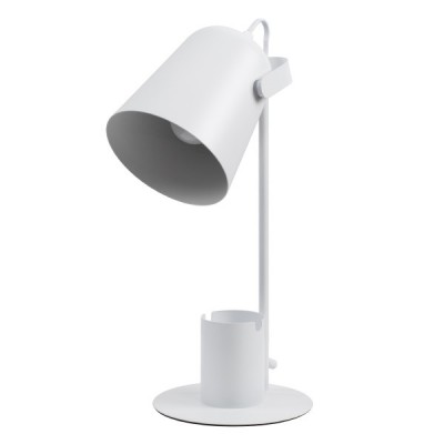 GloboStar® PENCASE 61564 Μοντέρνο Επιτραπέζιο Φωτιστικό Πορτατίφ Μονόφωτο 1 x E27 IP20 Λευκό Μέταλλο - Μ12 x Π15 x Υ38cm GloboStar® PENCASE 61564 Μοντέρνο Επιτραπέζιο Φωτιστικό Πορτατίφ Μονόφωτο 1 x E27 IP20 Λευκό Μέταλλο - Μ12 x Π15 x Υ38cm