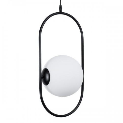 GloboStar® HAMBURG 00591 Μοντέρνο Κρεμαστό Φωτιστικό Οροφής Μονόφωτο 1 x E27 Μαύρο Μεταλλικό Γυάλινο Μπάλα Μ25 x Π20 x Υ50cm Διακόσμηση - Φωτισμός - Χαλιά GloboStar® HAMBURG 00591 Μοντέρνο Κρεμαστό Φωτιστικό Οροφής Μονόφωτο 1 x E27 Μαύρο Μεταλλικό Γυάλινο Μπάλα Μ25 x Π20 x Υ50cm Διακόσμηση - Φωτισμός - Χαλιά