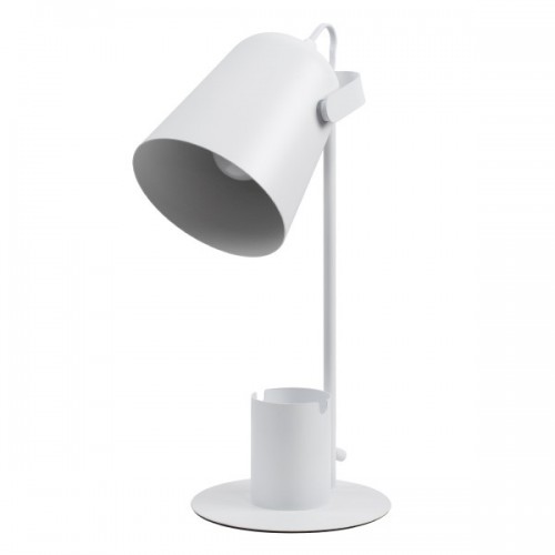 GloboStar® PENCASE 61564 Μοντέρνο Επιτραπέζιο Φωτιστικό Πορτατίφ Μονόφωτο 1 x E27 IP20 Λευκό Μέταλλο - Μ12 x Π15 x Υ38cm GloboStar® PENCASE 61564 Μοντέρνο Επιτραπέζιο Φωτιστικό Πορτατίφ Μονόφωτο 1 x E27 IP20 Λευκό Μέταλλο - Μ12 x Π15 x Υ38cm