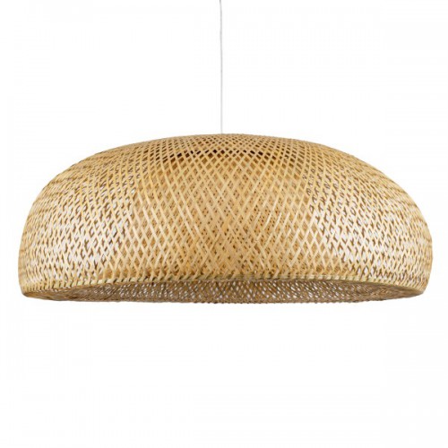 GloboStar® SAN TROPEZ 00673 Μοντέρνο Κρεμαστό Φωτιστικό Οροφής Μονόφωτο 1 x E27 Μπεζ Μπαμπού Πλέγμα Φ100 x Υ35cm Διακόσμηση - Φωτισμός - Χαλιά GloboStar® SAN TROPEZ 00673 Μοντέρνο Κρεμαστό Φωτιστικό Οροφής Μονόφωτο 1 x E27 Μπεζ Μπαμπού Πλέγμα Φ100 x Υ35cm Διακόσμηση - Φωτισμός - Χαλιά