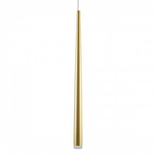 GloboStar® TEARS 61310 Κρεμαστό Φωτιστικό Οροφής Design LED CCT 3W 330lm 180° AC 220-240V - Εναλλαγή Φωτισμού μέσω Διακόπτη On/Off All In One Ψυχρό 6000k+Φυσικό 4500k+Θερμό 2700k Φ3.2 x Υ51.5cm - Χρυσό Βούρτσας - 3 Years Warranty Διακόσμηση - Φως - Χαλιά