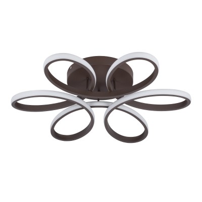GloboStar® MARGARET 61402 Φωτιστικό Οροφής Design LED CCT 54W 6210lm 360° AC 220-240V - Εναλλαγή Φωτισμού μέσω Τηλεχειριστηρίου All In One Ψυχρό 6000k+Φυσικό 4500k+Θερμό 2700k Dimmable Φ57 x Υ12cm - Καφέ - 3 Years Warranty Διακόσμηση - Φως - Χαλιά GloboStar® MARGARET 61402 Φωτιστικό Οροφής Design LED CCT 54W 6210lm 360° AC 220-240V - Εναλλαγή Φωτισμού μέσω Τηλεχειριστηρίου All In One Ψυχρό 6000k+Φυσικό 4500k+Θερμό 2700k Dimmable Φ57 x Υ12cm - Καφέ - 3 Years Warranty Διακόσμηση - Φως - Χαλιά