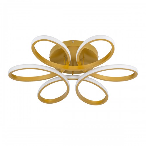 GloboStar® MARGARET 61403 Φωτιστικό Οροφής Design LED CCT 54W 6210lm 360° AC 220-240V - Εναλλαγή Φωτισμού μέσω Τηλεχειριστηρίου All In One Ψυχρό 6000k+Φυσικό 4500k+Θερμό 2700k Dimmable Φ57 x Υ12cm - Χρυσό Βούρτσας - 3 Years Warranty Διακόσμηση - Φως - Χαλ GloboStar® MARGARET 61403 Φωτιστικό Οροφής Design LED CCT 54W 6210lm 360° AC 220-240V - Εναλλαγή Φωτισμού μέσω Τηλεχειριστηρίου All In One Ψυχρό 6000k+Φυσικό 4500k+Θερμό 2700k Dimmable Φ57 x Υ12cm - Χρυσό Βούρτσας - 3 Years Warranty Διακόσμηση - Φως - Χαλ