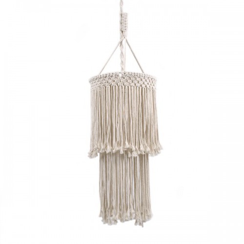 GLOBOSTAR® ZAMBIA 36208 Boho Κρεμαστό Φωτιστικό Οροφής με Ντουί 1 x E27 AC 220-240V IP20 - Μπεζ - Μ30 x Π30 x Υ60cm GLOBOSTAR® ZAMBIA 36208 Boho Κρεμαστό Φωτιστικό Οροφής με Ντουί 1 x E27 AC 220-240V IP20 - Μπεζ - Μ30 x Π30 x Υ60cm