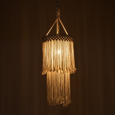 GLOBOSTAR® ZAMBIA 36208 Boho Κρεμαστό Φωτιστικό Οροφής με Ντουί 1 x E27 AC 220-240V IP20 - Μπεζ - Μ30 x Π30 x Υ60cm GLOBOSTAR® ZAMBIA 36208 Boho Κρεμαστό Φωτιστικό Οροφής με Ντουί 1 x E27 AC 220-240V IP20 - Μπεζ - Μ30 x Π30 x Υ60cm