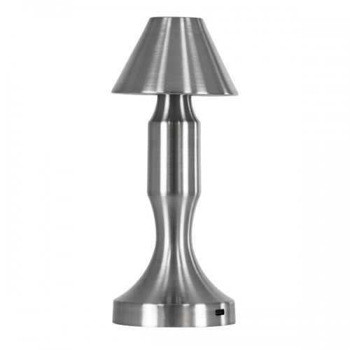 GloboStar® LUNNA 76478 Επαναφορτιζόμενο Επιτραπέζιο Φωτιστικό Πορτατίφ LED 1.5W 105lm 120° DC 5V IP44 CCT Ultra Θερμό 1500K - Φυσικό Λευκό 4500K - Ψυχρό Λευκό 6000K Dimmable Ασημί Πλαστικό - Μ9 x Π9 x Υ23cm - 2 Χρόνια Εγγύηση GloboStar® LUNNA 76478 Επαναφορτιζόμενο Επιτραπέζιο Φωτιστικό Πορτατίφ LED 1.5W 105lm 120° DC 5V IP44 CCT Ultra Θερμό 1500K - Φυσικό Λευκό 4500K - Ψυχρό Λευκό 6000K Dimmable Ασημί Πλαστικό - Μ9 x Π9 x Υ23cm - 2 Χρόνια Εγγύηση