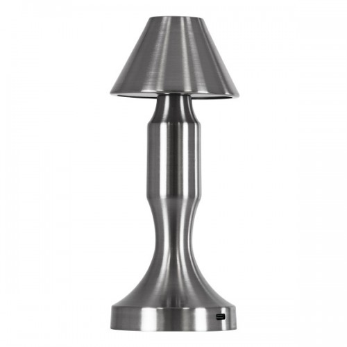 GloboStar® LUNNA 76478 Επαναφορτιζόμενο Επιτραπέζιο Φωτιστικό Πορτατίφ LED 1.5W 105lm 120° DC 5V IP44 CCT Ultra Θερμό 1500K - Φυσικό Λευκό 4500K - Ψυχρό Λευκό 6000K Dimmable Ασημί Πλαστικό - Μ9 x Π9 x Υ23cm - 2 Χρόνια Εγγύηση GloboStar® LUNNA 76478 Επαναφορτιζόμενο Επιτραπέζιο Φωτιστικό Πορτατίφ LED 1.5W 105lm 120° DC 5V IP44 CCT Ultra Θερμό 1500K - Φυσικό Λευκό 4500K - Ψυχρό Λευκό 6000K Dimmable Ασημί Πλαστικό - Μ9 x Π9 x Υ23cm - 2 Χρόνια Εγγύηση