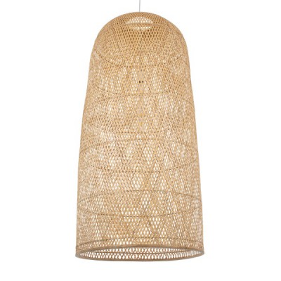 GLOBOSTAR® CALERO 00670 Boho Κρεμαστό Φωτιστικό Οροφής με Ντουί 1 x E27 AC 220-240V IP20 - Μπεζ - Μ60 x Π60 x Y120cm