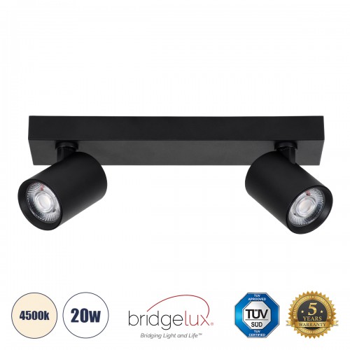 GloboStar® LEONARDO 60346 Μοντέρνο Φωτιστικό Οροφής Ράγα με Κινούμενα Σποτ LED Spot Downlight 20W 2400lm 60° AC 220-240V IP20 Μ32 x Π7 x Υ11.8cm - Μαύρο - Φυσικό Λευκό 4500K - Bridgelux COB - 5 Years Warranty Διακόσμηση - Φως - Χαλιά GloboStar® LEONARDO 60346 Μοντέρνο Φωτιστικό Οροφής Ράγα με Κινούμενα Σποτ LED Spot Downlight 20W 2400lm 60° AC 220-240V IP20 Μ32 x Π7 x Υ11.8cm - Μαύρο - Φυσικό Λευκό 4500K - Bridgelux COB - 5 Years Warranty Διακόσμηση - Φως - Χαλιά