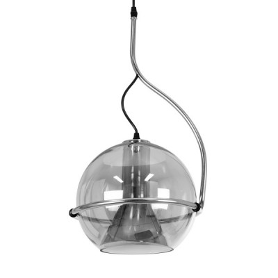GLOBOSTAR® GLASSO 60928 Μοντέρνο Κρεμαστό Φωτιστικό Οροφής με Ντουί 1 x E27 AC 220-240V IP20 - Ασημί - Μ27 x Π27 x Υ52cm GLOBOSTAR® GLASSO 60928 Μοντέρνο Κρεμαστό Φωτιστικό Οροφής με Ντουί 1 x E27 AC 220-240V IP20 - Ασημί - Μ27 x Π27 x Υ52cm