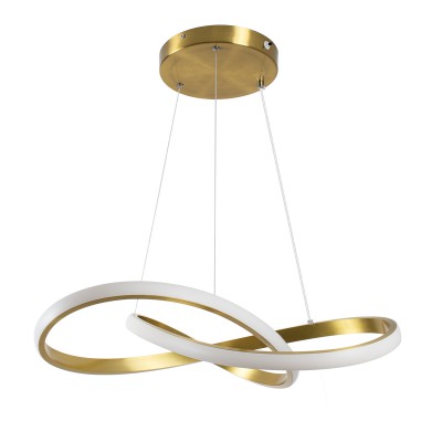 GloboStar® DEXTER 61051 Κρεμαστό Φωτιστικό Οροφής Design LED CCT 72W 8064lm 300° AC 220-240V - Εναλλαγή Φωτισμού μέσω Τηλεχειριστηρίου All In One Ψυχρό 6000k+Φυσικό 4500k+Θερμό 2700k Dimmable Φ56cm - Χρυσό Βούρτσας - 3 Years Warranty Διακόσμηση - Φως - Χα GloboStar® DEXTER 61051 Κρεμαστό Φωτιστικό Οροφής Design LED CCT 72W 8064lm 300° AC 220-240V - Εναλλαγή Φωτισμού μέσω Τηλεχειριστηρίου All In One Ψυχρό 6000k+Φυσικό 4500k+Θερμό 2700k Dimmable Φ56cm - Χρυσό Βούρτσας - 3 Years Warranty Διακόσμηση - Φως - Χα