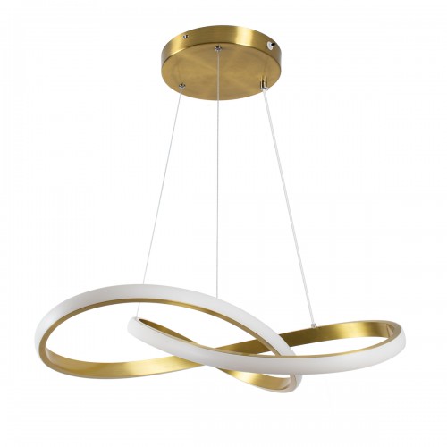 GloboStar® DEXTER 61051 Κρεμαστό Φωτιστικό Οροφής Design LED CCT 72W 8064lm 300° AC 220-240V - Εναλλαγή Φωτισμού μέσω Τηλεχειριστηρίου All In One Ψυχρό 6000k+Φυσικό 4500k+Θερμό 2700k Dimmable Φ56cm - Χρυσό Βούρτσας - 3 Years Warranty Διακόσμηση - Φως - Χα GloboStar® DEXTER 61051 Κρεμαστό Φωτιστικό Οροφής Design LED CCT 72W 8064lm 300° AC 220-240V - Εναλλαγή Φωτισμού μέσω Τηλεχειριστηρίου All In One Ψυχρό 6000k+Φυσικό 4500k+Θερμό 2700k Dimmable Φ56cm - Χρυσό Βούρτσας - 3 Years Warranty Διακόσμηση - Φως - Χα