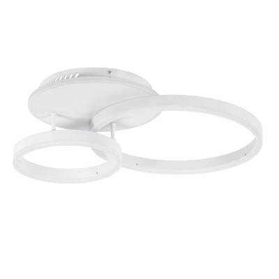 GLOBOSTAR® VENOM 61121 Μοντέρνο Φωτιστικό Οροφής LED 67W 8107lm 360° AC 220-240V IP20 Ρυθμιζόμενο Λευκό CCT με Χειριστήριο από 2700K έως 6000K Dimmable - Lumileds SMD Chip - Λευκό Ματ - Μ60 x Π40 x Υ12.5cm - 3 Χρόνια Εγγύηση GLOBOSTAR® VENOM 61121 Μοντέρνο Φωτιστικό Οροφής LED 67W 8107lm 360° AC 220-240V IP20 Ρυθμιζόμενο Λευκό CCT με Χειριστήριο από 2700K έως 6000K Dimmable - Lumileds SMD Chip - Λευκό Ματ - Μ60 x Π40 x Υ12.5cm - 3 Χρόνια Εγγύηση