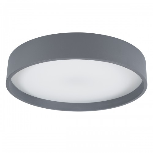 GloboStar® NARNIA 61258 Πλαφονιέρα Οροφής LED CCT 75W 8625lm 120° AC 220-240V - Εναλλαγή Φωτισμού μέσω Τηλεχειριστηρίου All In One Ψυχρό 6000k+Φυσικό 4500k+Θερμό 2700k Dimmable Φ45 x Υ8cm - Γκρι Ανθρακί - 3 Years Warranty Διακόσμηση - Φως - Χαλιά