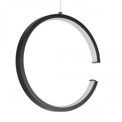 GloboStar® CEROBA 61306 Κρεμαστό Φωτιστικό Οροφής Linear Design LED CCT 12W 1320lm 360° AC 220-240V - Εναλλαγή Φωτισμού μέσω Διακόπτη On/Off All In One Ψυχρό 6000k+Φυσικό 4500k+Θερμό 2700k Φ22 x Π2cm - Μαύρο - 3 Years Warranty Διακόσμηση - Φως - Χαλιά