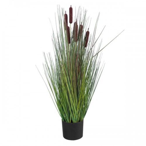 GloboStar® Artificial Garden TYPHA ANGUSTIFOLIA GRASS 20069 Τεχνητό Διακοσμητικό Φυτό Γρασίδι της Τύφας Υ90cm GloboStar® Artificial Garden TYPHA ANGUSTIFOLIA GRASS 20069 Τεχνητό Διακοσμητικό Φυτό Γρασίδι της Τύφας Υ90cm