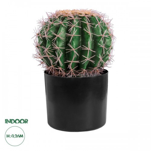 GloboStar® Artificial Garden FEROCACTUS 20092 Τεχνητό Διακοσμητικό Φυτό Φερόκακτος Υ26cm Διακόσμηση - Φωτισμός - Χαλιά GloboStar® Artificial Garden FEROCACTUS 20092 Τεχνητό Διακοσμητικό Φυτό Φερόκακτος Υ26cm Διακόσμηση - Φωτισμός - Χαλιά