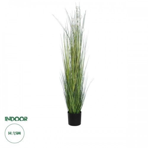 GloboStar® Artificial Garden LAGURUS GRASS 20111 Τεχνητό Διακοσμητικό Φυτό Λαγοουρά Υ150cm Διακόσμηση - Φωτισμός - Χαλιά
