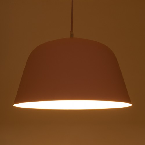 GLOBOSTAR® UPVALE 01284 Μοντέρνο Κρεμαστό Φωτιστικό Οροφής με Ντουί 1 x E27 AC 220-240V IP20 - Ροζ & Λευκό - Μ40 x Π40 x Υ24cm GLOBOSTAR® UPVALE 01284 Μοντέρνο Κρεμαστό Φωτιστικό Οροφής με Ντουί 1 x E27 AC 220-240V IP20 - Ροζ & Λευκό - Μ40 x Π40 x Υ24cm