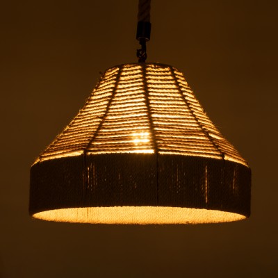 GLOBOSTAR® DOGMA 01609 Boho Κρεμαστό Φωτιστικό Οροφής με Ντουί 1 x E27 AC 220-240V IP20 - Μπεζ - Μ38 x Π38 x Υ28cm GLOBOSTAR® DOGMA 01609 Boho Κρεμαστό Φωτιστικό Οροφής με Ντουί 1 x E27 AC 220-240V IP20 - Μπεζ - Μ38 x Π38 x Υ28cm