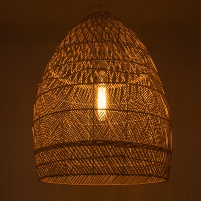 GLOBOSTAR® MALIBU 01811 Boho Κρεμαστό Φωτιστικό Οροφής με Ντουί 1 x E27 AC 220-240V IP20 - Μπεζ - Μ76 x Π76 x Υ100cm GLOBOSTAR® MALIBU 01811 Boho Κρεμαστό Φωτιστικό Οροφής με Ντουί 1 x E27 AC 220-240V IP20 - Μπεζ - Μ76 x Π76 x Υ100cm