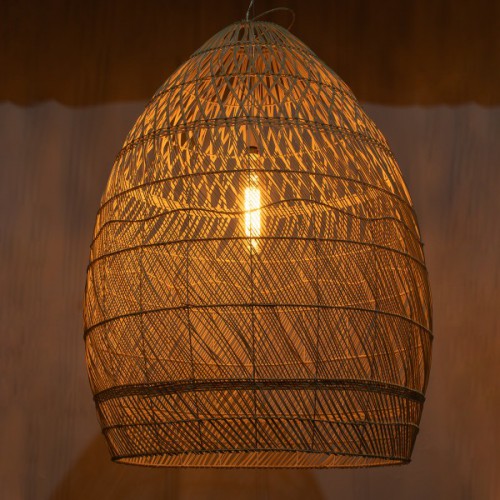 GloboStar® MALIBU 01812 Μοντέρνο Κρεμαστό Φωτιστικό Οροφής Μονόφωτο 1 x E27 Μπεζ Μπαμπού Καμπάνα Φ95 x Υ125cm Διακόσμηση - Φωτισμός - Χαλιά GloboStar® MALIBU 01812 Μοντέρνο Κρεμαστό Φωτιστικό Οροφής Μονόφωτο 1 x E27 Μπεζ Μπαμπού Καμπάνα Φ95 x Υ125cm Διακόσμηση - Φωτισμός - Χαλιά