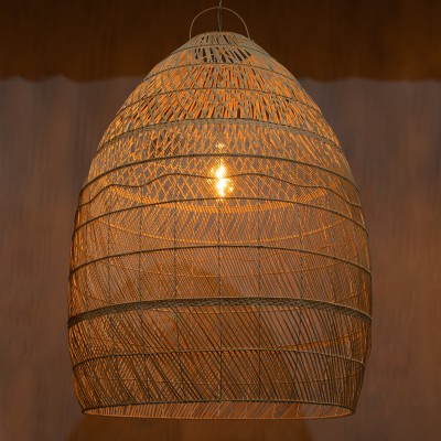 GLOBOSTAR® MALIBU 01813 Boho Κρεμαστό Φωτιστικό Οροφής με Ντουί 1 x E27 AC 220-240V IP20 - Μπεζ - Μ120 x Π120 x Υ156cm GLOBOSTAR® MALIBU 01813 Boho Κρεμαστό Φωτιστικό Οροφής με Ντουί 1 x E27 AC 220-240V IP20 - Μπεζ - Μ120 x Π120 x Υ156cm