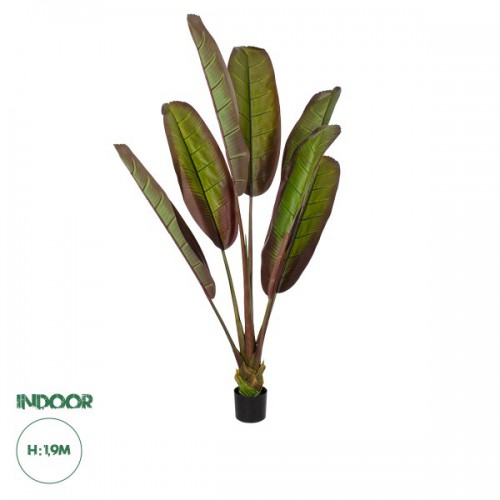 GloboStar® Artificial Garden BLOODY BANANA TREE 20118 Τεχνητό Διακοσμητικό Φυτό Αιματόφυλλη Μπανανιά - Μπανανόδεντρο Υ190cm Διακόσμηση - Φωτισμός - Χαλιά