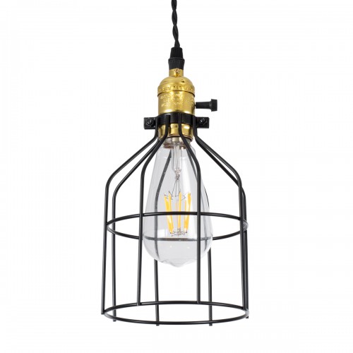 GLOBOSTAR® GALOT 01179 Vintage Κρεμαστό Φωτιστικό Οροφής με Ντουί 1 x E27 AC 220-240V IP20 - Μαύρο & Χρυσό - Μ13.5 x Π13.5 x Y16cm GLOBOSTAR® GALOT 01179 Vintage Κρεμαστό Φωτιστικό Οροφής με Ντουί 1 x E27 AC 220-240V IP20 - Μαύρο & Χρυσό - Μ13.5 x Π13.5 x Y16cm